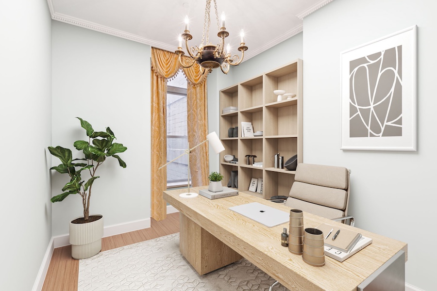 bedroom / home office