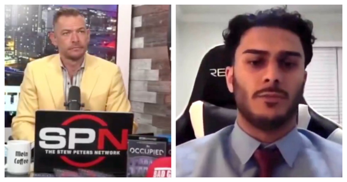 The accused Temple University antisemite at the center of the (current) Dave Portnoy scandal, Mohammad Adnan Khan aka Mo Khan, on the Stew Peters Show.