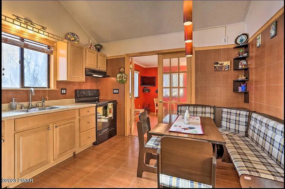 house for sale bushkill split-level contemporary kitchen and dining room