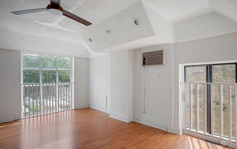 second-floor front bedroom