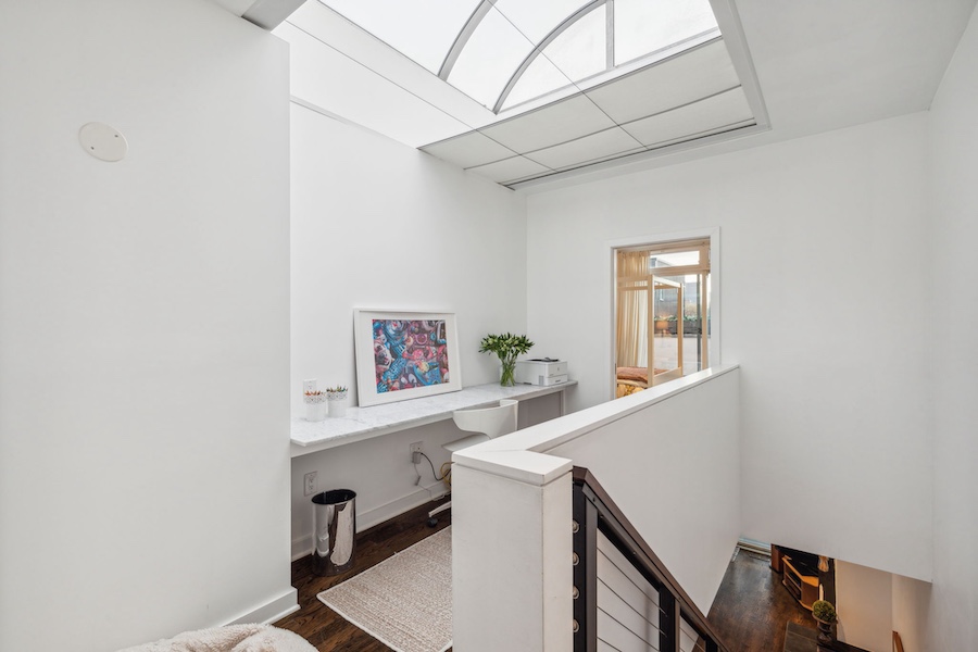 Third-floor hallway