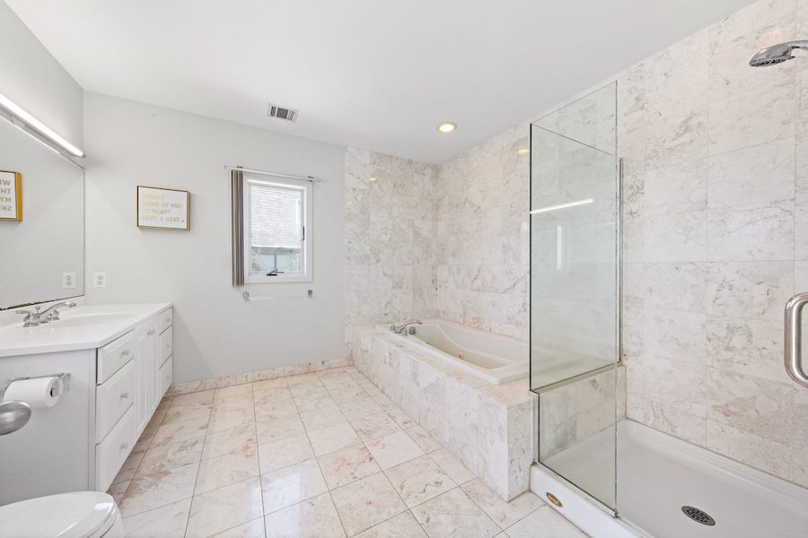house for sale loveladies oceanfront contemporary primary bathroom