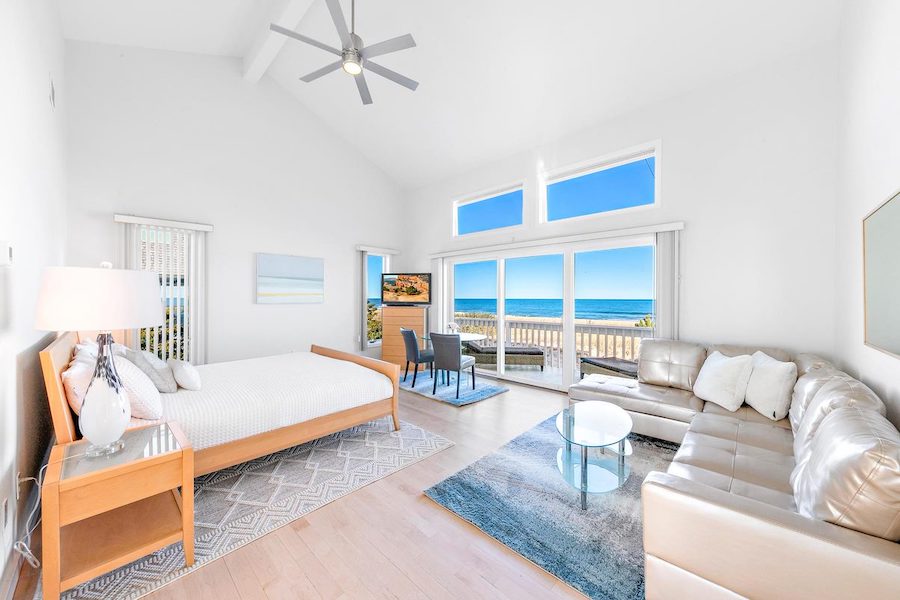 house for sale loveladies oceanfront contemporary primary bedroom