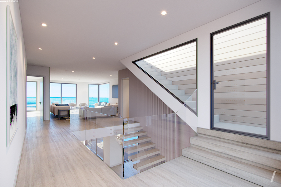 top-floor hallway