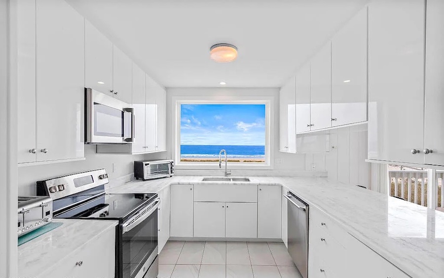 house for sale loveladies oceanfront contemporary kitchen