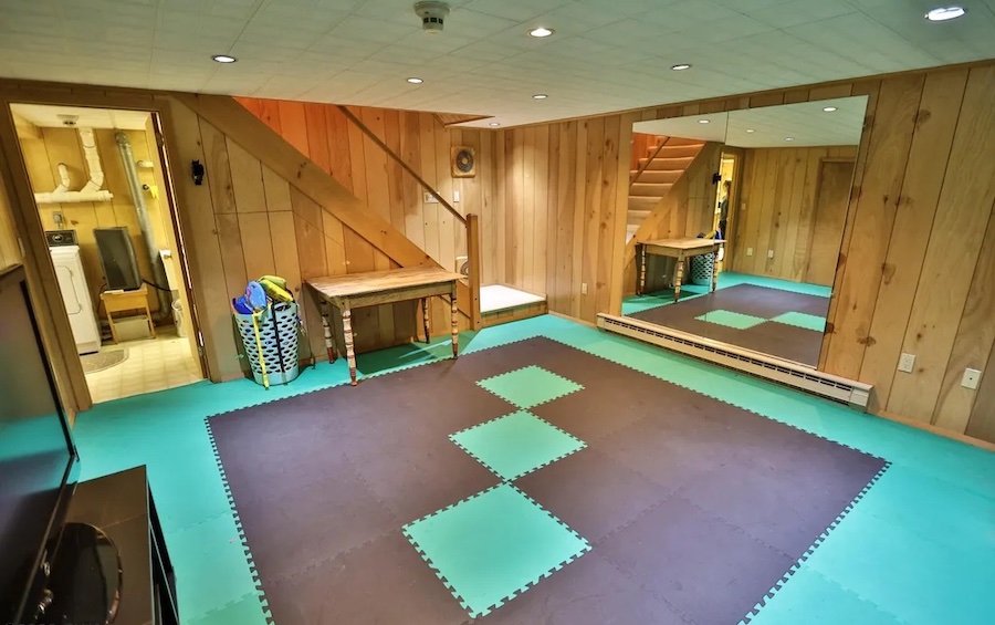 basement rec room