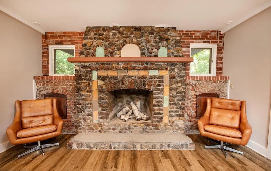 family room fireplace