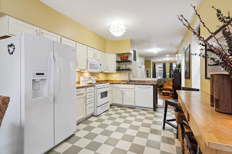 house for sale powelton village workingman's rowhouse kitchen