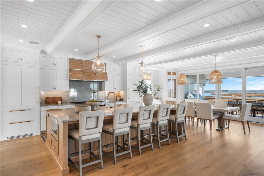 house for sale stone harbor bayside kitchen and dining room