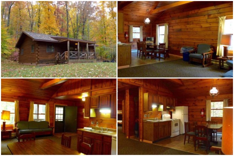 a modern cabin in a Pennsylvania state park
