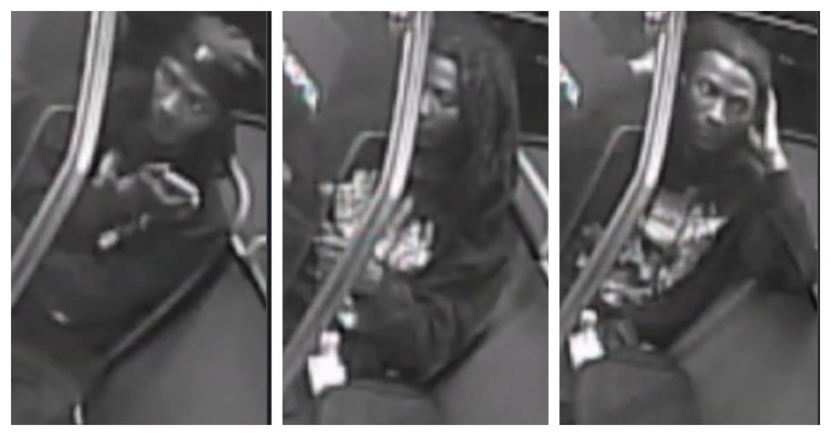 SEPTA bus surveillance photos of a man police say followed another man out of the bus and then shot him dead