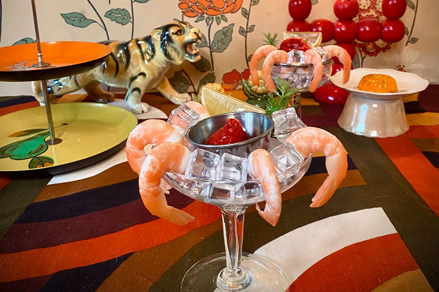 fake shrimp cocktail