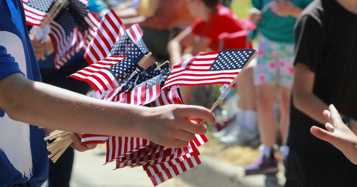 A scene from a Fourth of July parade, like the one that has been canceled in Whitemarsh Township (Getty Images)